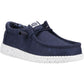 HEYDUDE Men's Wally Canvas Shoe in Navy