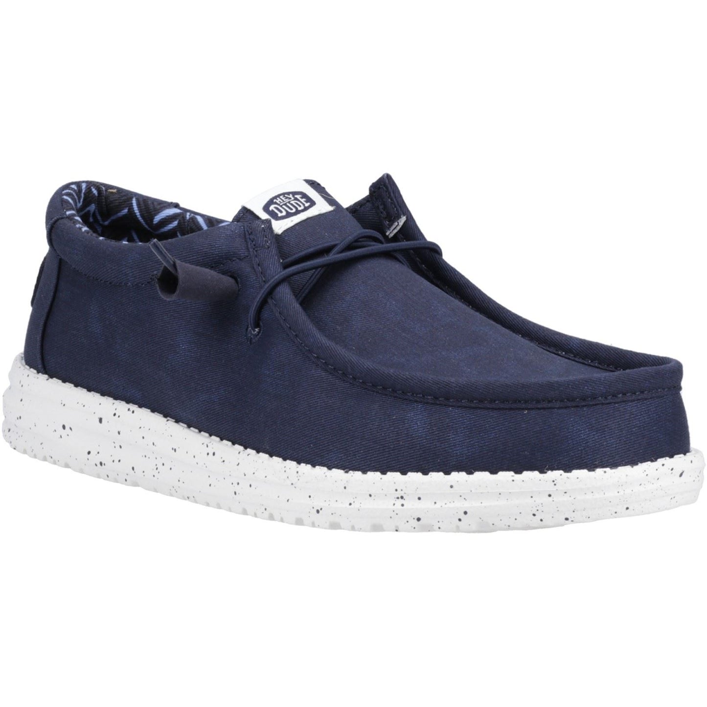 HEYDUDE Men's Wally Canvas Shoe in Navy