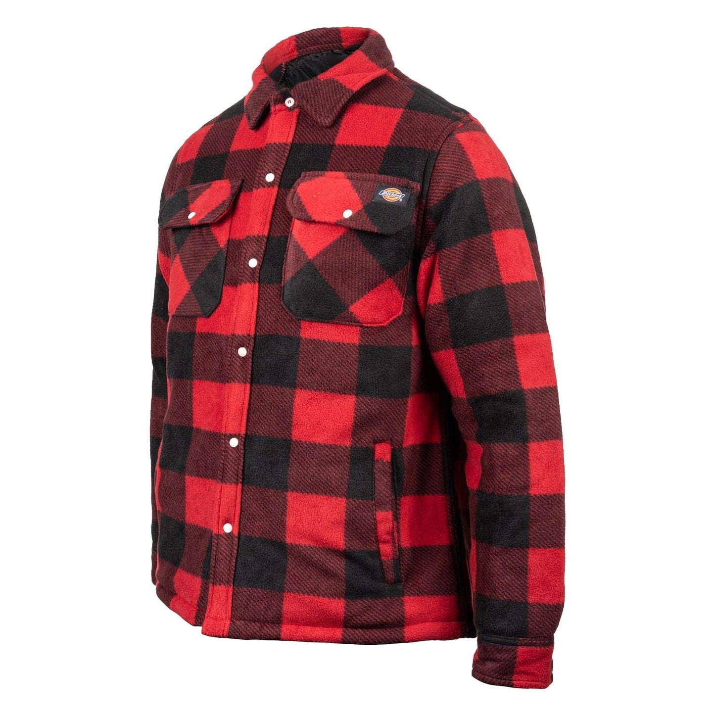 Dickies Portland Polyester Men's Red Casual Shirt