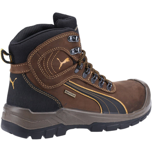 Puma Safety Men's Sierra Nevada Mid Safety Boot in Brown