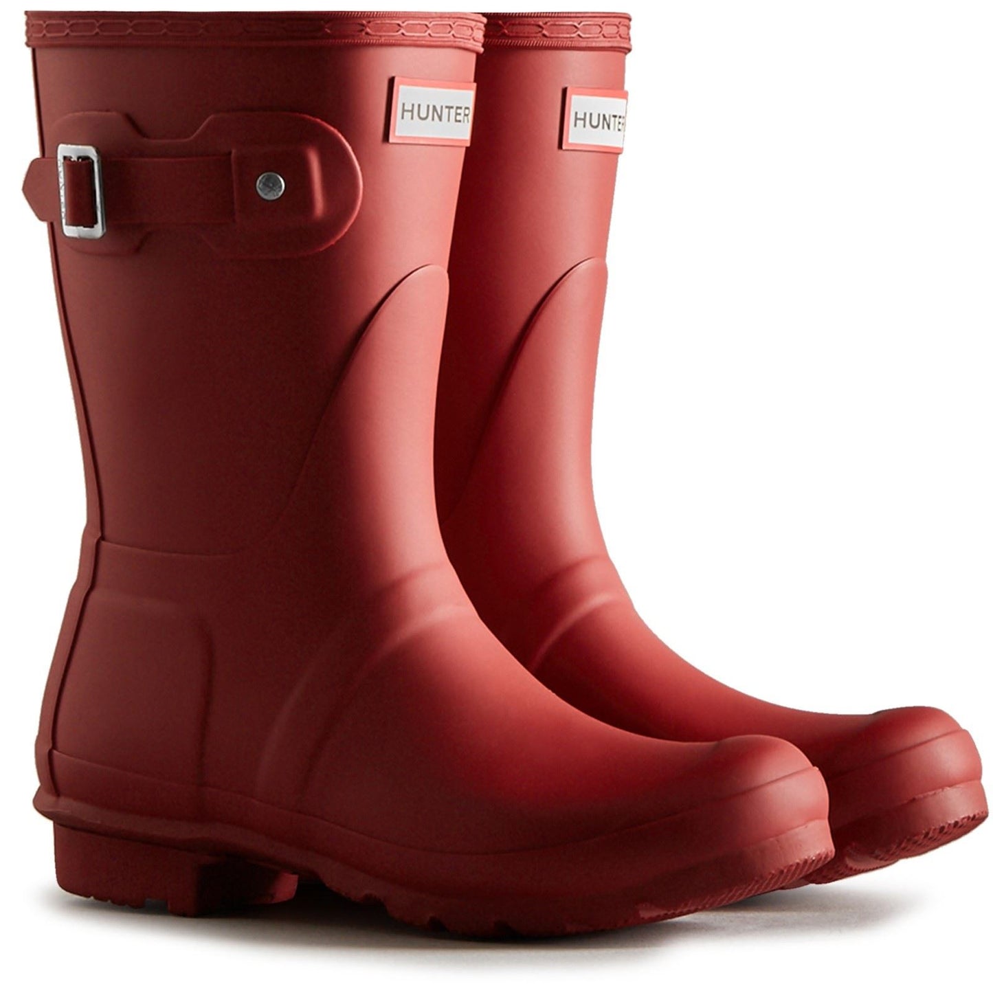 Hunter Women's Original Short Wellington Boots in Red