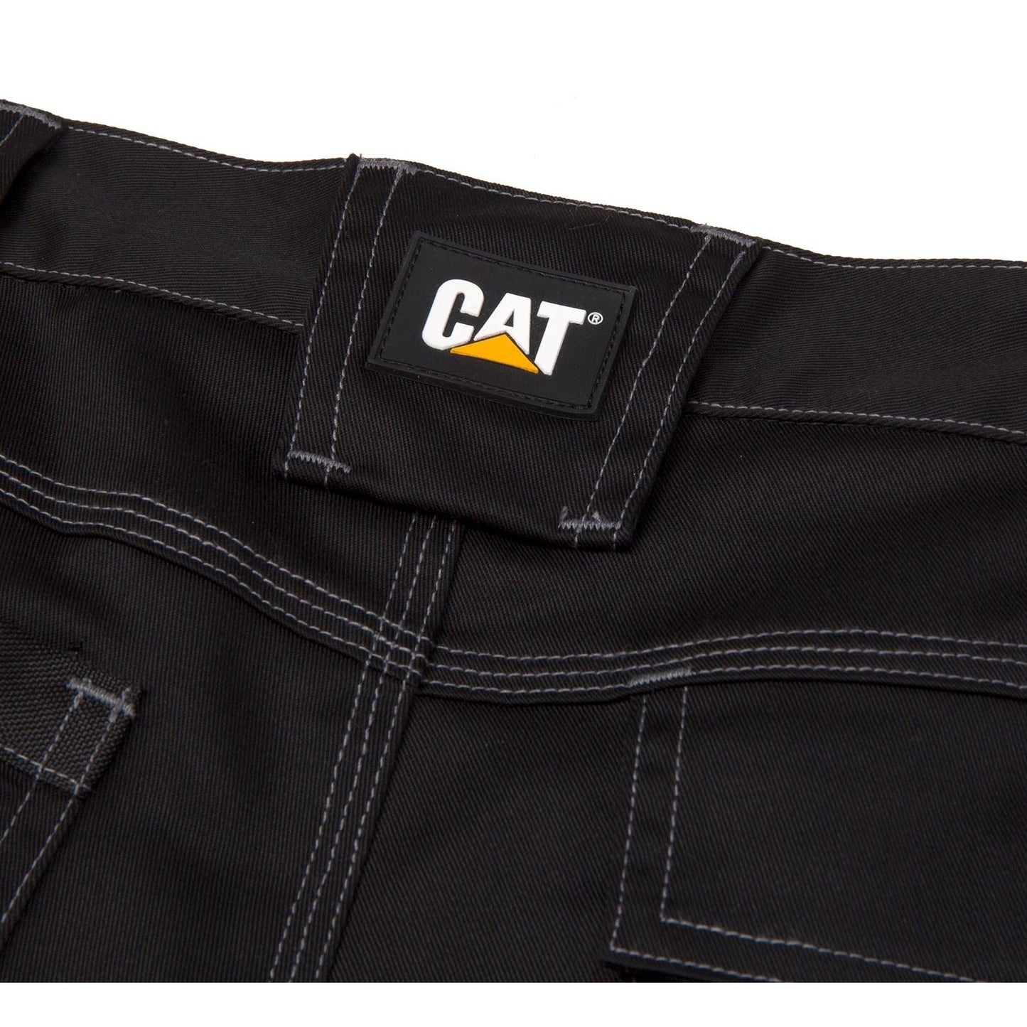 Caterpillar Essential Knee Pocket Stretch Holster Polyester Men's Black Outdoor Trousers
