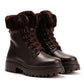 Osprey London The Budapest Leather Women's Chocolate Boots