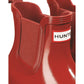 Hunter Women's Womens Original Chelsea Gloss Boot in Military Red