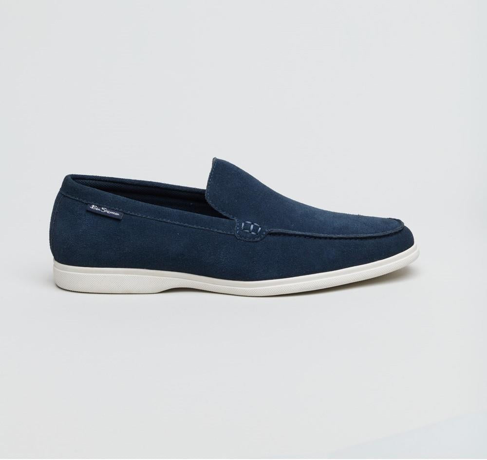 Ben Sherman Amarillo Suede Men's Navy Loafers