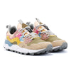 Flower Mountain Yamano 3 Women's Khaki/Pink Trainers