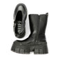 Buffalo Gospher Biker Mid Vegan Women's Black Boots