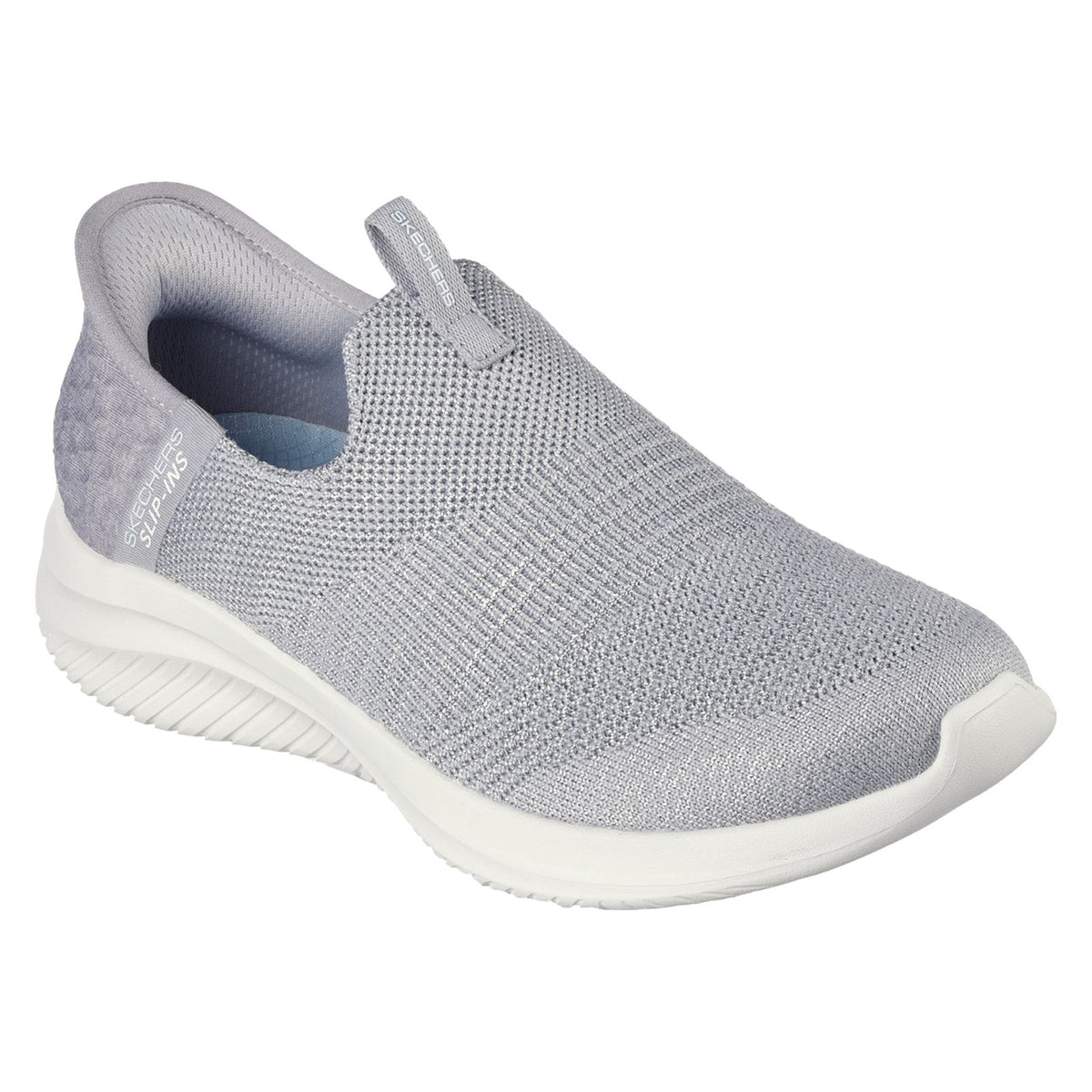 Skechers Women's Ultra Flex 3.0 Smooth Step Shoes in Light Grey