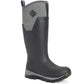 Muck Boots Women's Arctic Ice Tall Wellingtons in Black/Grey Geometric