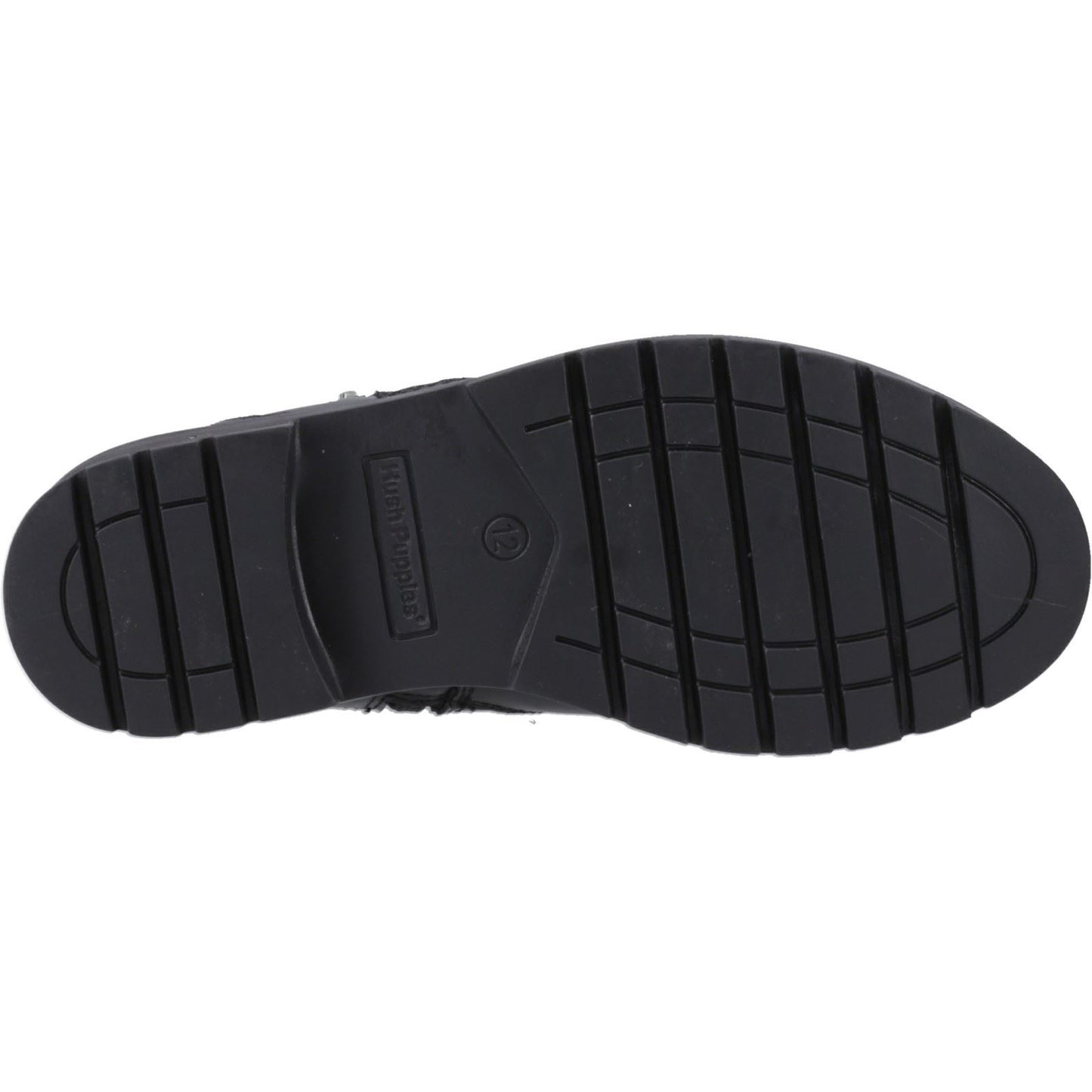 Hush Puppies Liana Leather Junior Black Boots
