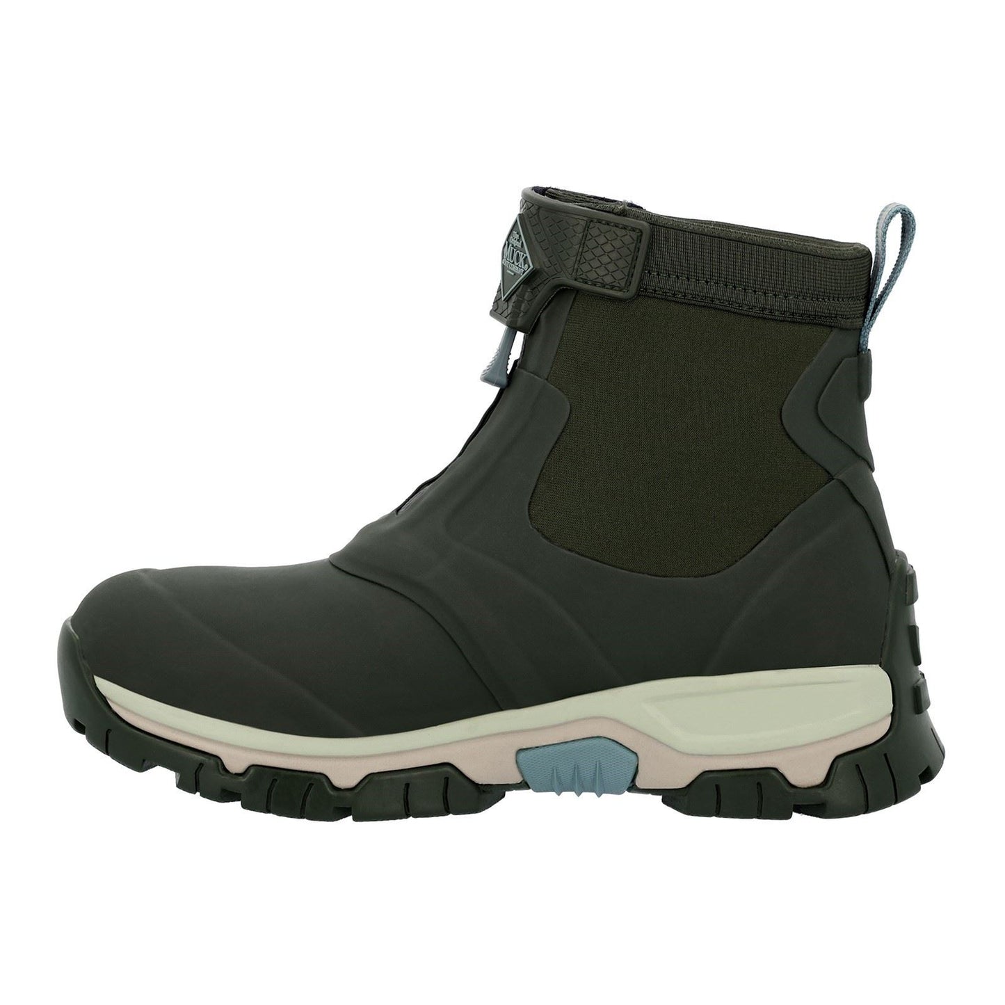 Muck Boots Apex Mid Zip Wellington in Moss