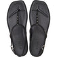 Crocs Miami Studded Thong Flip Thermoplastic Women's Black Sandals