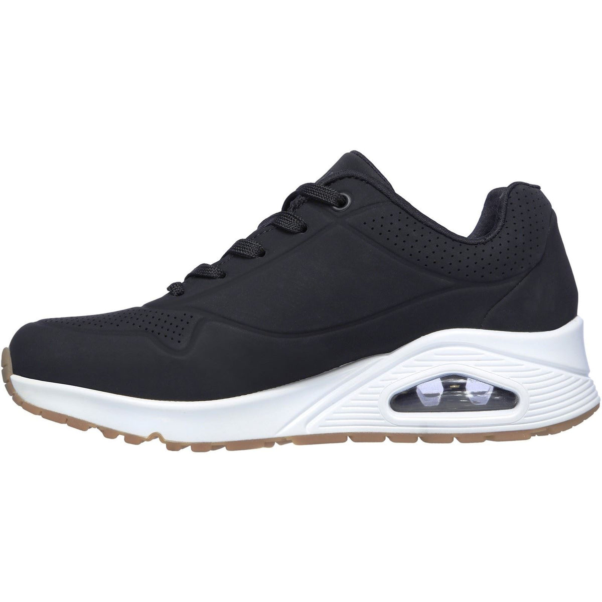 Skechers Women's Uno Stand On Air Sports Shoes in Black