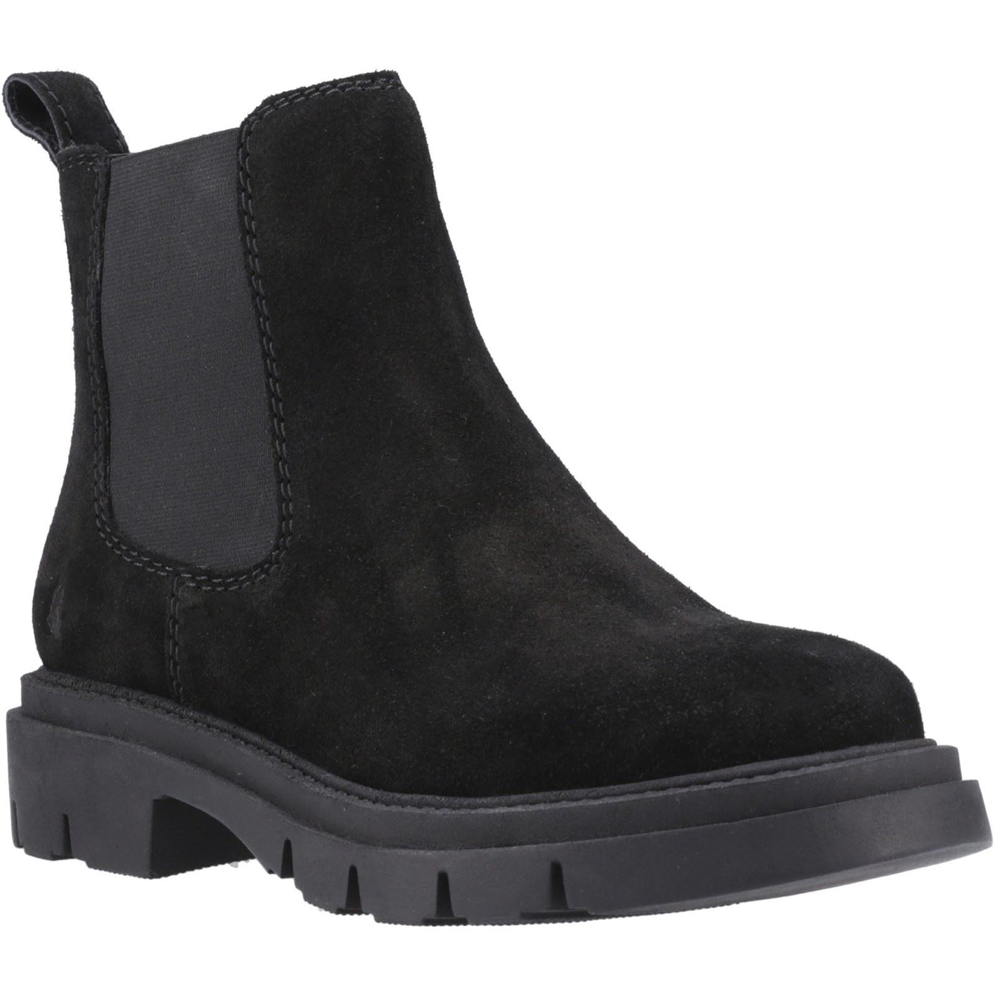 Hush Puppies Raya 2 Chelsea Boot Leather Women's Black Flat Chelsea Boots
