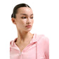 Juicy Couture Robertson Classic Jacket Polyester Women's Pink Hooded Sweatshirt