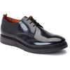 Base London Men's Roly Plain Toe Derby in Black
