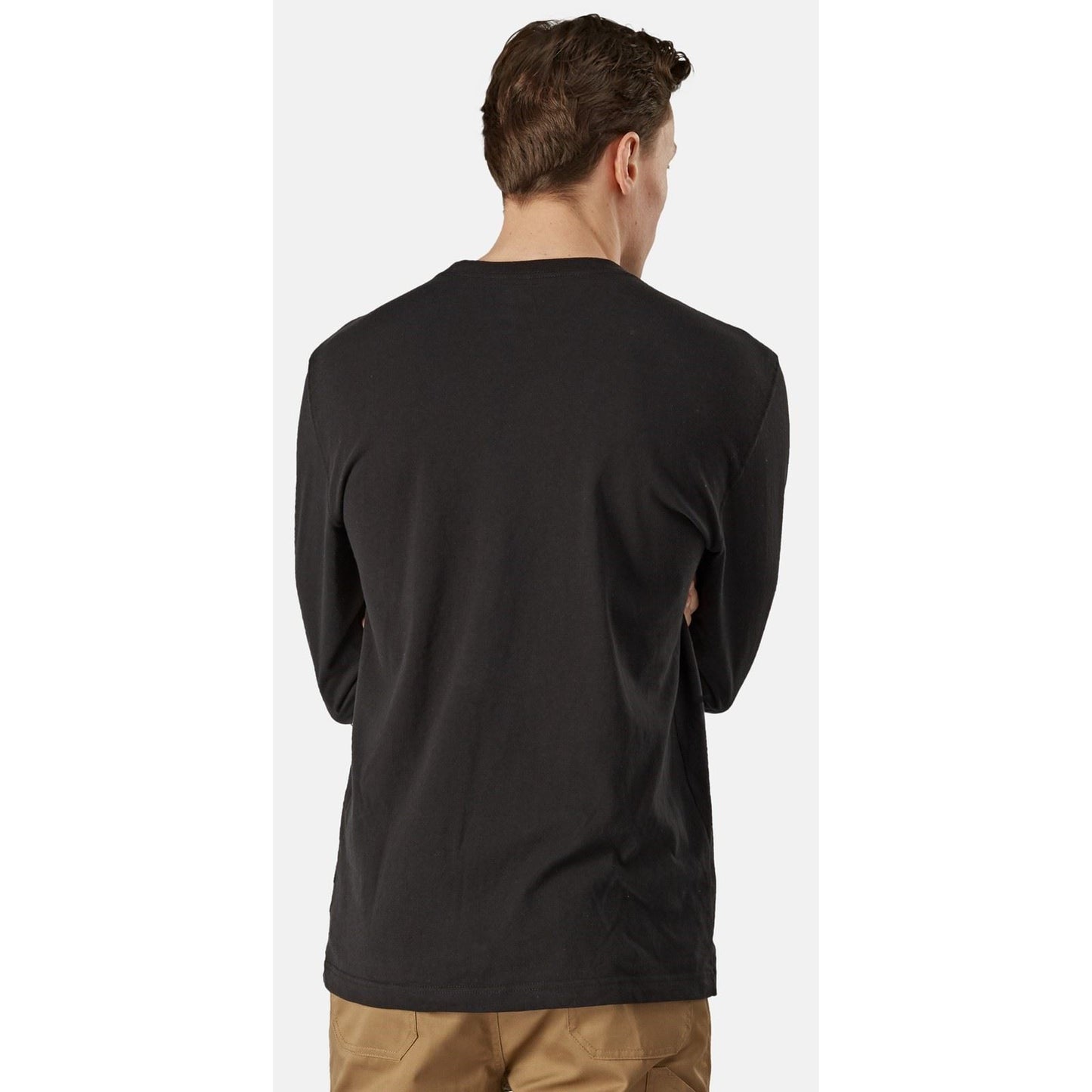 Dickies Men's Pocket Tee Long Sleeve in Black