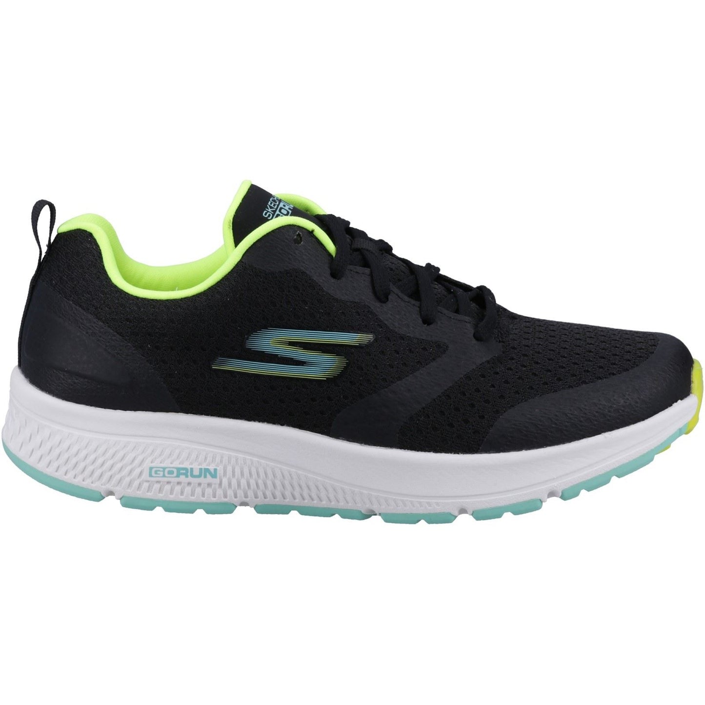 Skechers Women's GO RUN Consistent - Intensify-X Trainer in Black/Lime