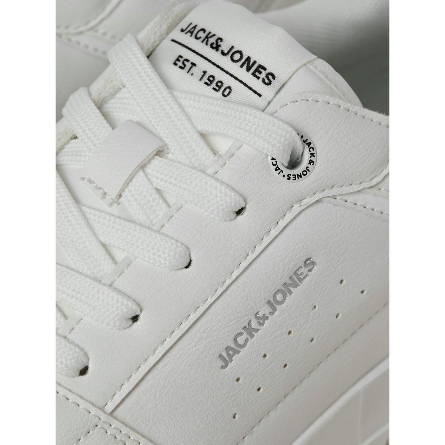 Jack & Jones Ealing Polyurethane Men's White Silver Trainers