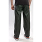 Helly Hansen Workwear Voss Polyester Unisex Adults Green Rain Trousers