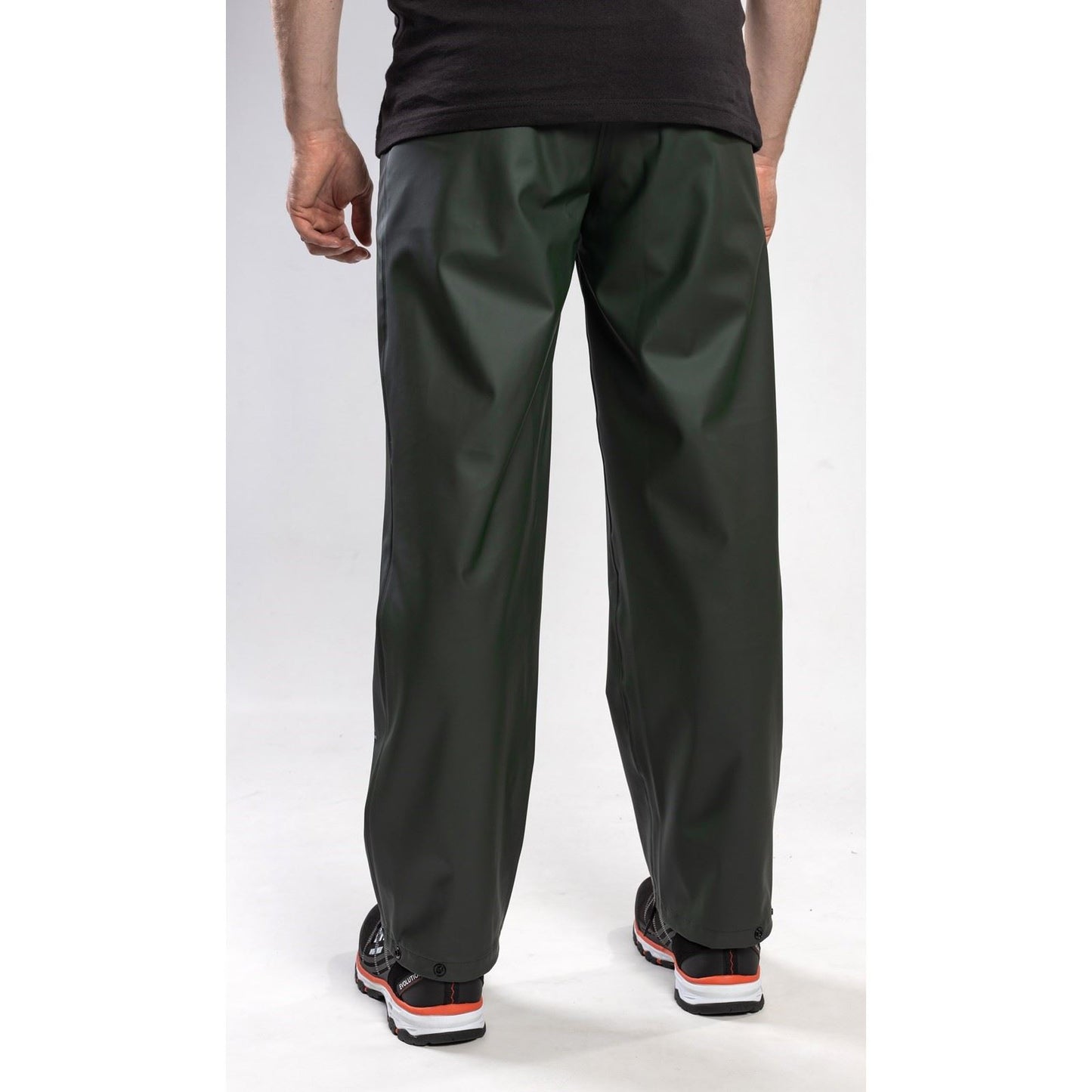 Helly Hansen Workwear Voss Polyester Unisex Adults Green Rain Trousers