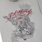 Ed Hardy Oil Wash New York Graphic Relaxed Men's Grey T-Shirts