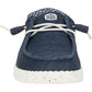 HEYDUDE Women's Wendy Stretch Mesh Shoes in Navy
