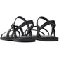 TOMS Kira Leather Men's Black Clogs