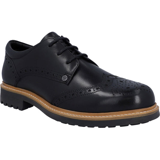 Hunter Men's Cawdor Brogue Gibson in Black