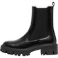 ONLY BETTY-9 WARM LINED Polyurethane Women's Black Heeled Ankle Boots