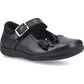Hush Puppies Julie Ballerina Leather Girl's Black Shoes