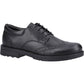 Hush Puppies Brian Leather Youth Black Brogues