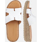 Hush Puppies Eloise Leather Women's White Sandals