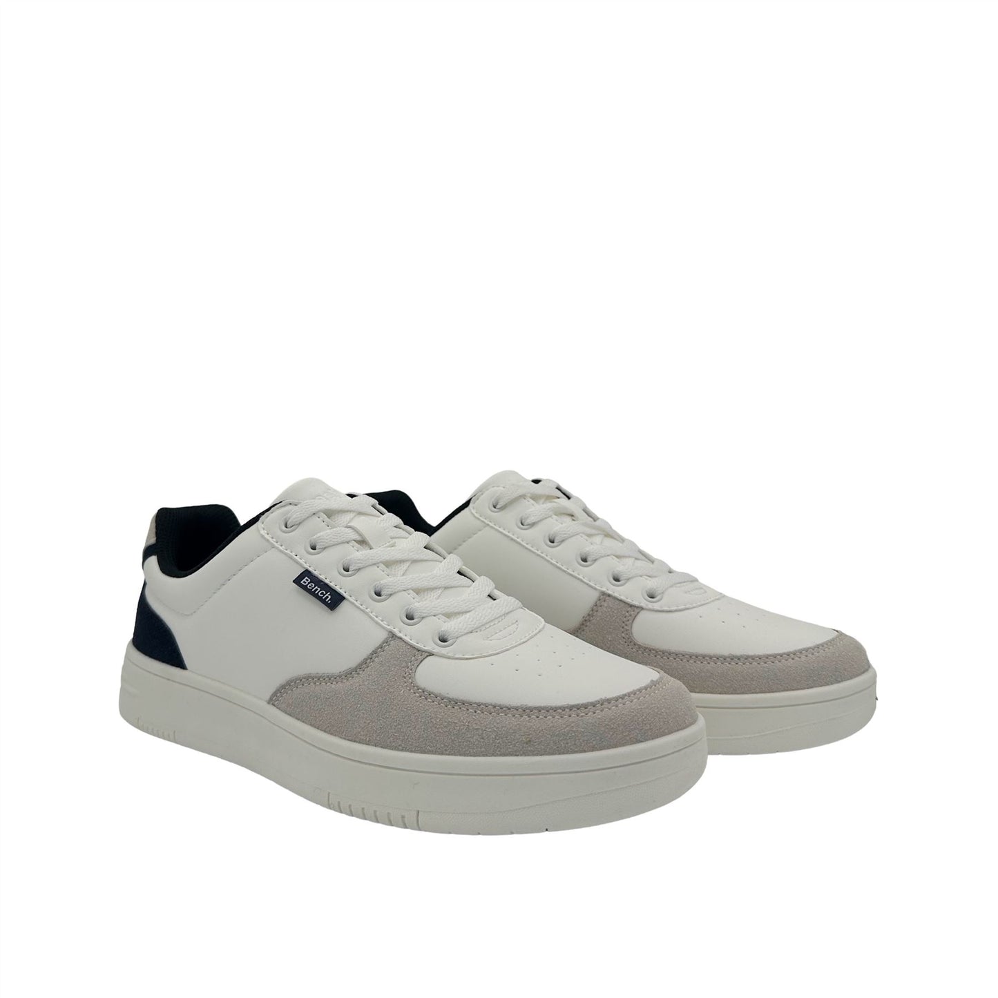 Bench Grainger Men's White/Grey Trainers