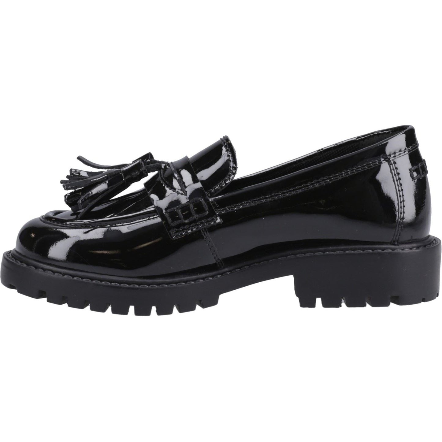 Hush Puppies Abigail Patent Leather Black Loafers