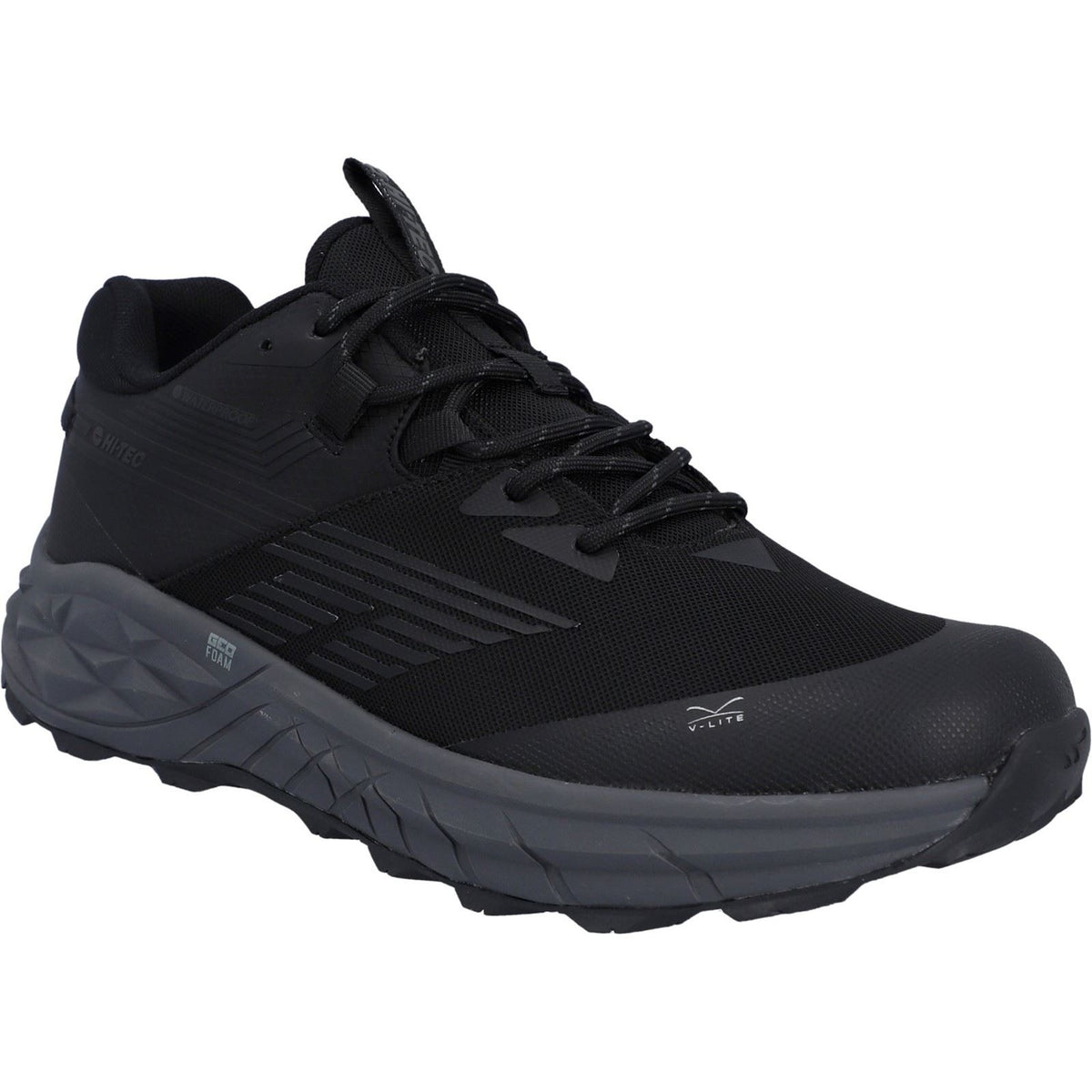 Hi-Tec Fuse Trail Low Polyester Men's Black/Charcoal Hiking Shoes