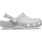 Crocs Classic Glitter Clog Thermoplastic Kids White Loafers