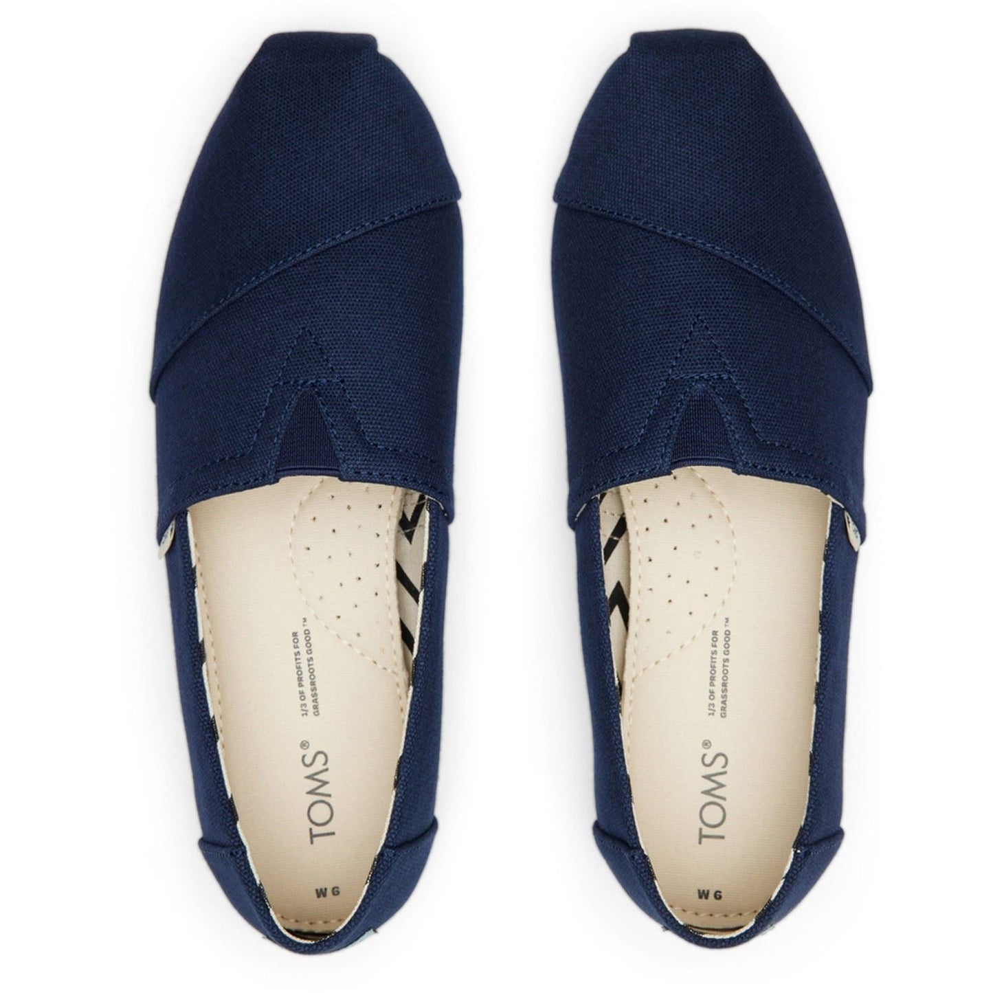 TOMS Women's Alpargata Shoes in Navy