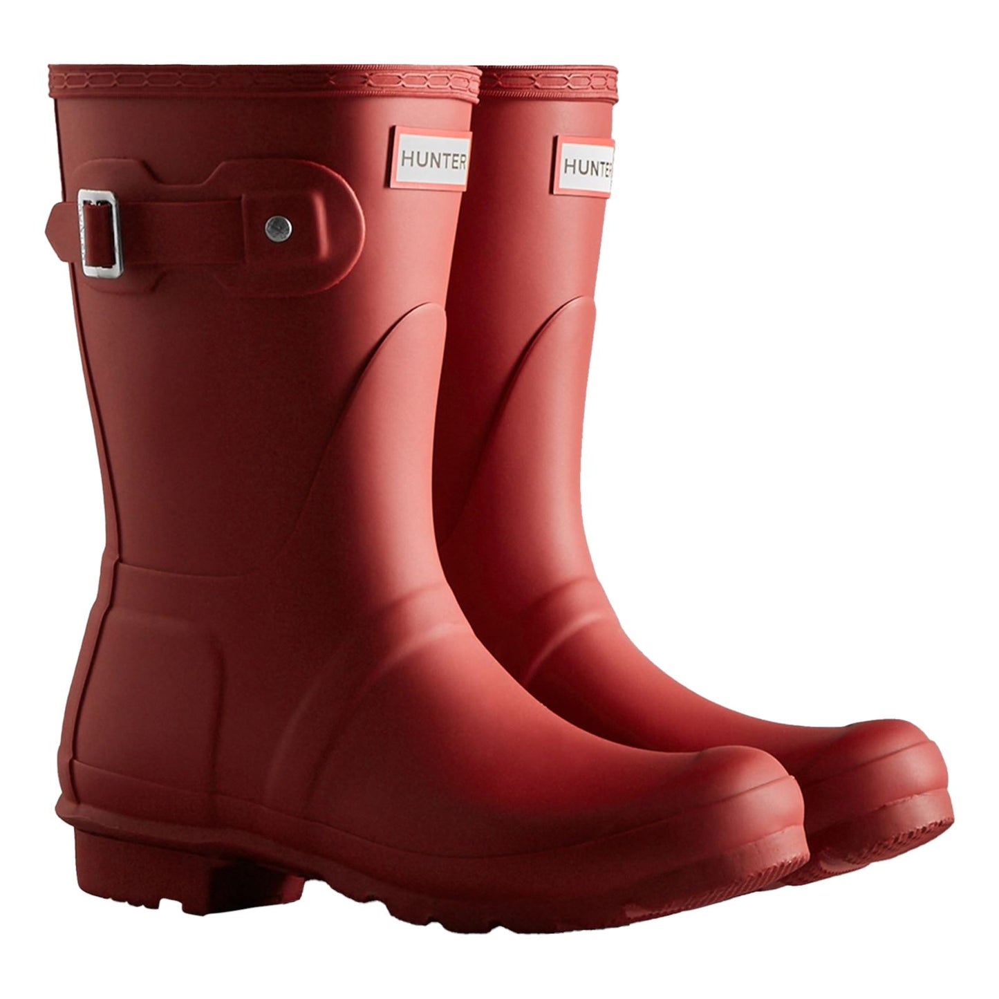 Hunter Women's Original Short Wellington Boots in Red