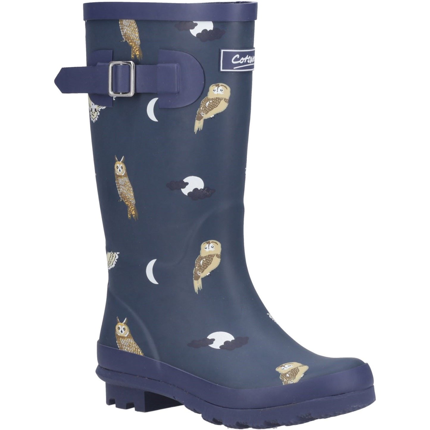 Cotswold Woodland Rubber Junior Owls Wellington Boots