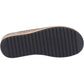 Hush Puppies Elissa Toepost Suede Women's Black Sandals