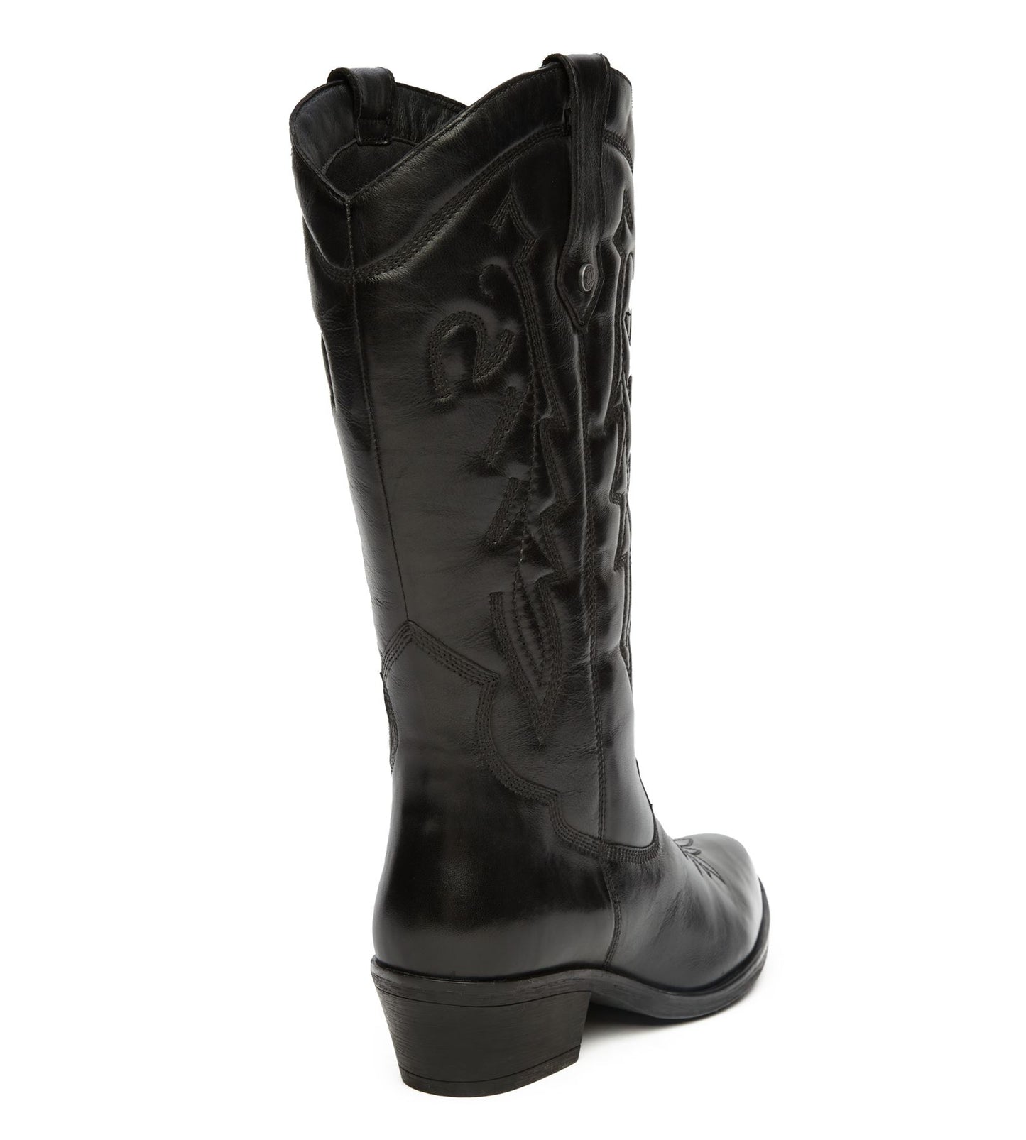 Osprey London The Louisiana Leather Women's Black/Gunmetal Boots
