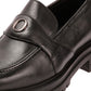 Osprey London The Greenwich Leather Women's Black Loafers