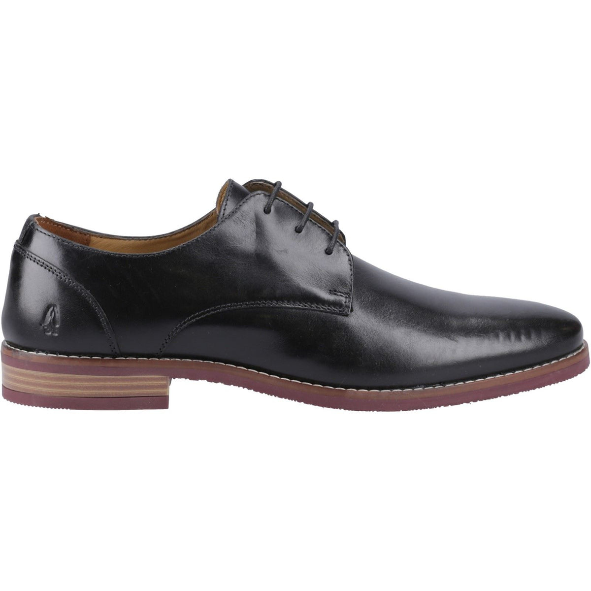 Hush Puppies Mike Leather Men's Black Lace-Up Shoes
