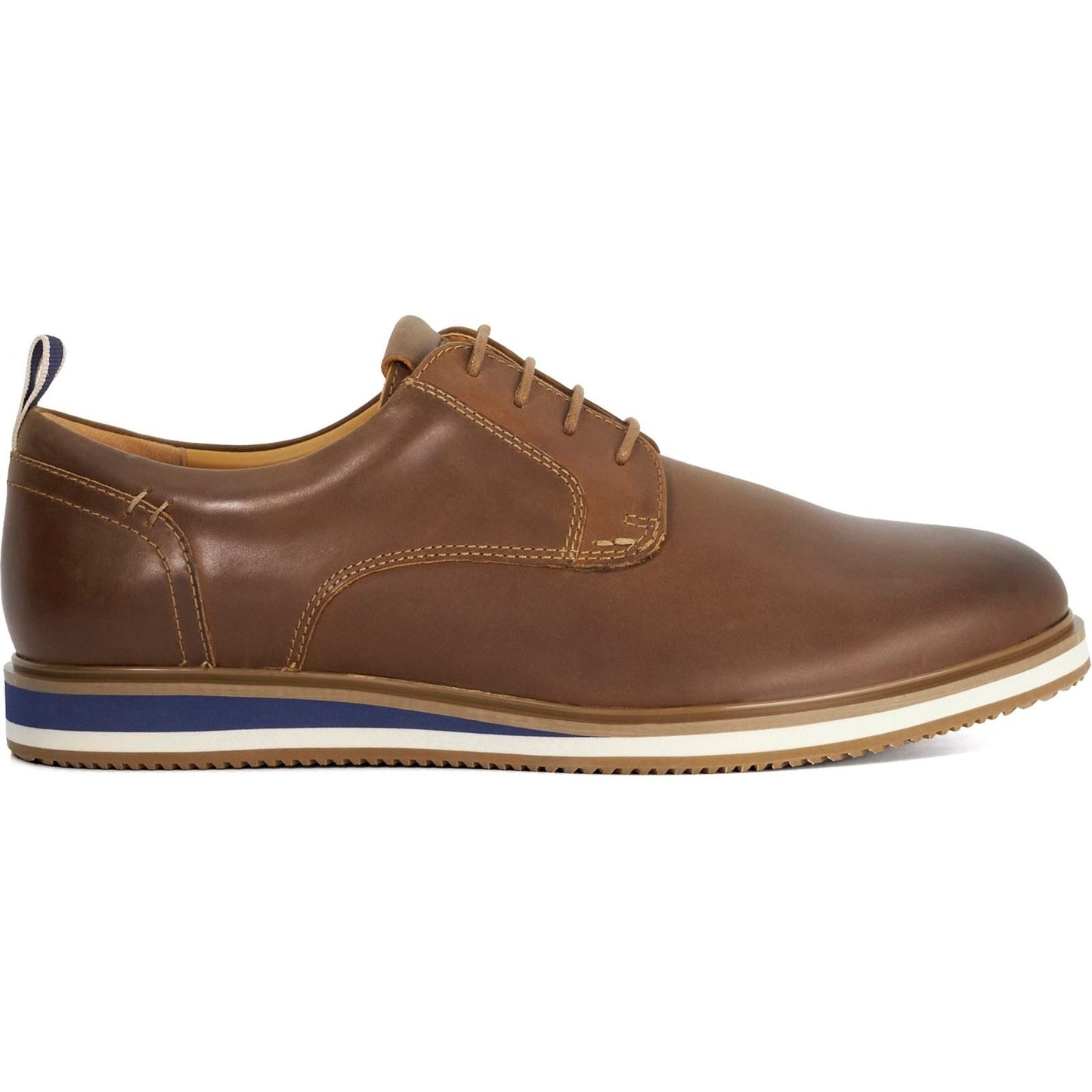 Dune Blaksley Leather Men's Brown Lace-Up Shoes