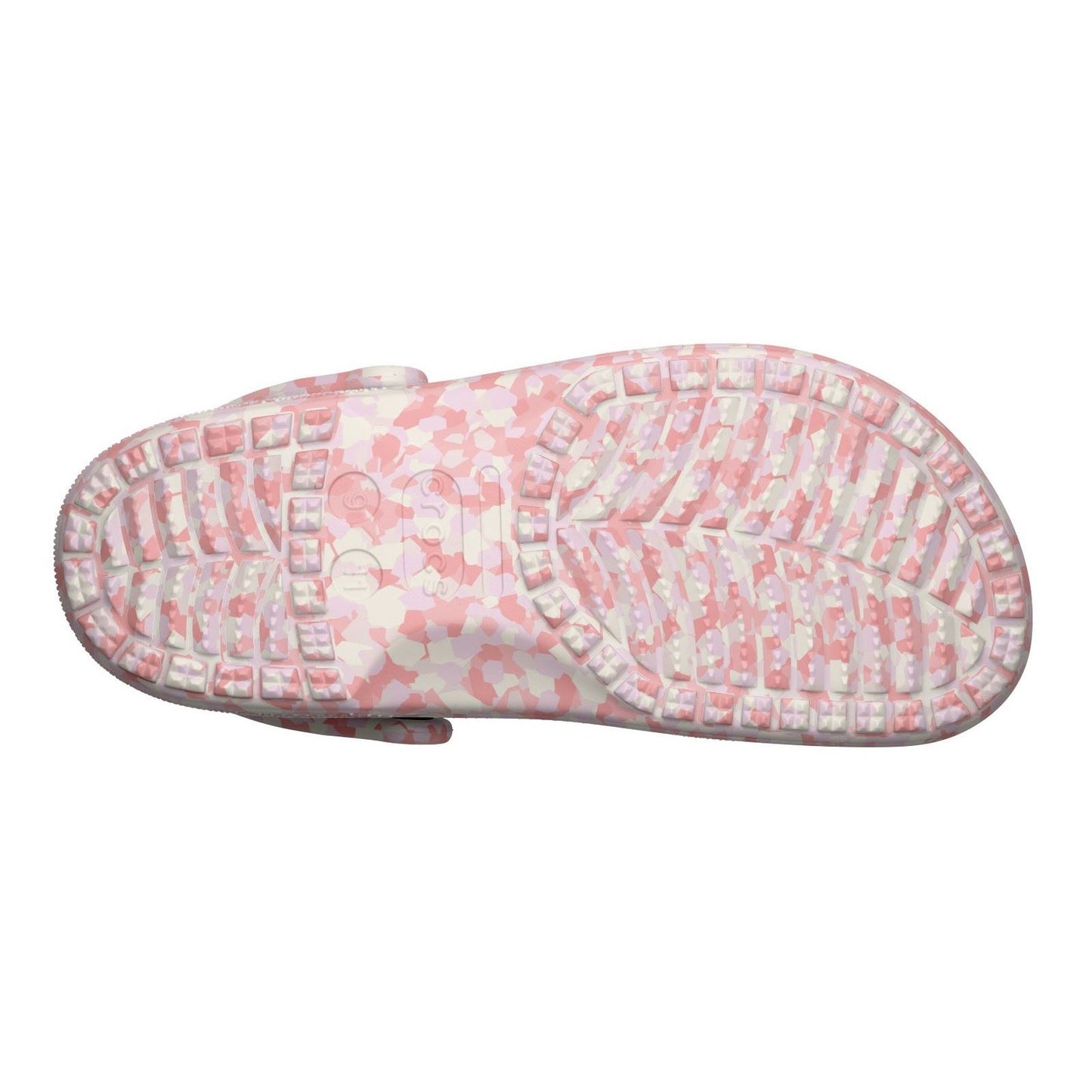 Crocs Classic Confetti Thermoplastic Women's Pink Milk/Mulit Flip Flops