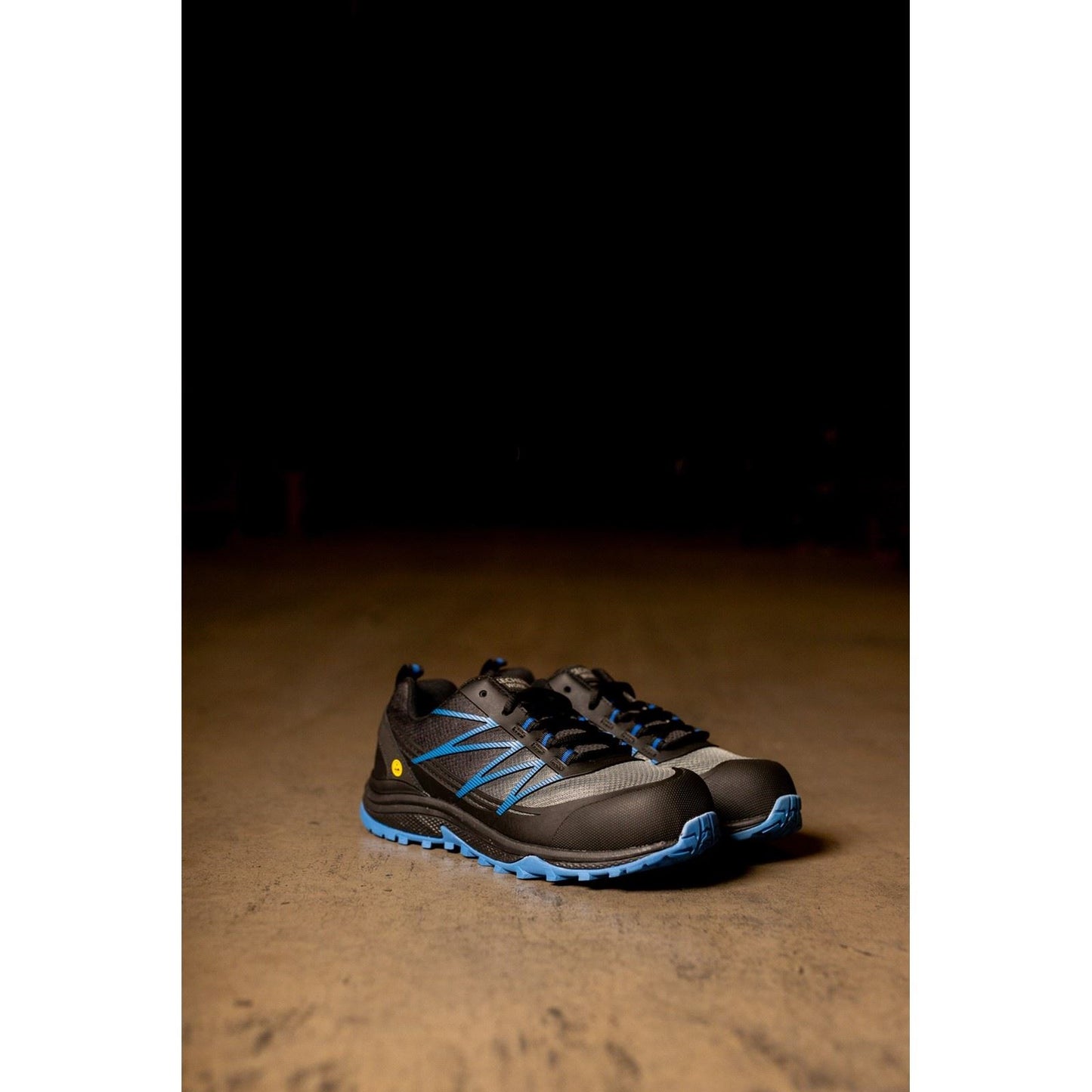 Skechers Workwear Puxal Textile Men's Black/Blue Safety Trainers