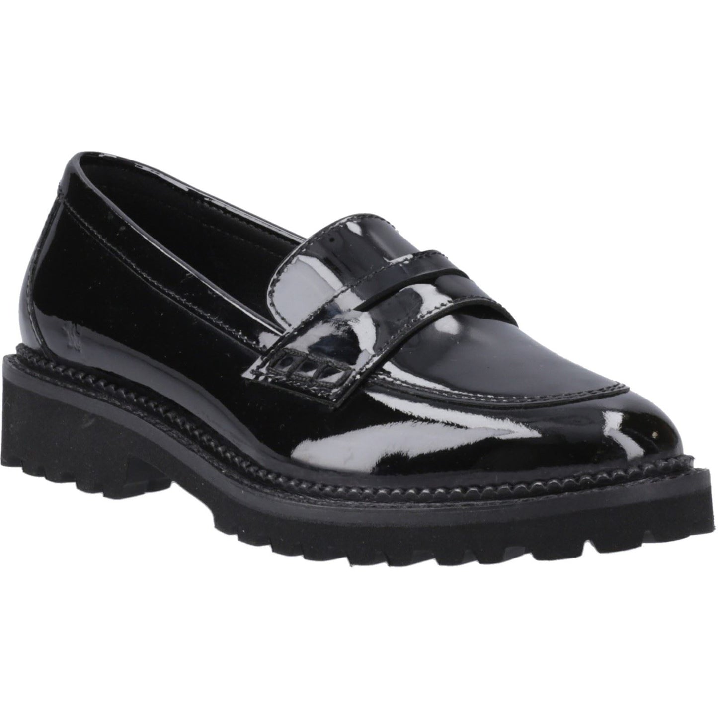 Hush Puppies Grazia Patent Leather Women's Black Loafers