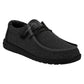 HEYDUDE Men's Wally Sox Shoe in Micro Total Black
