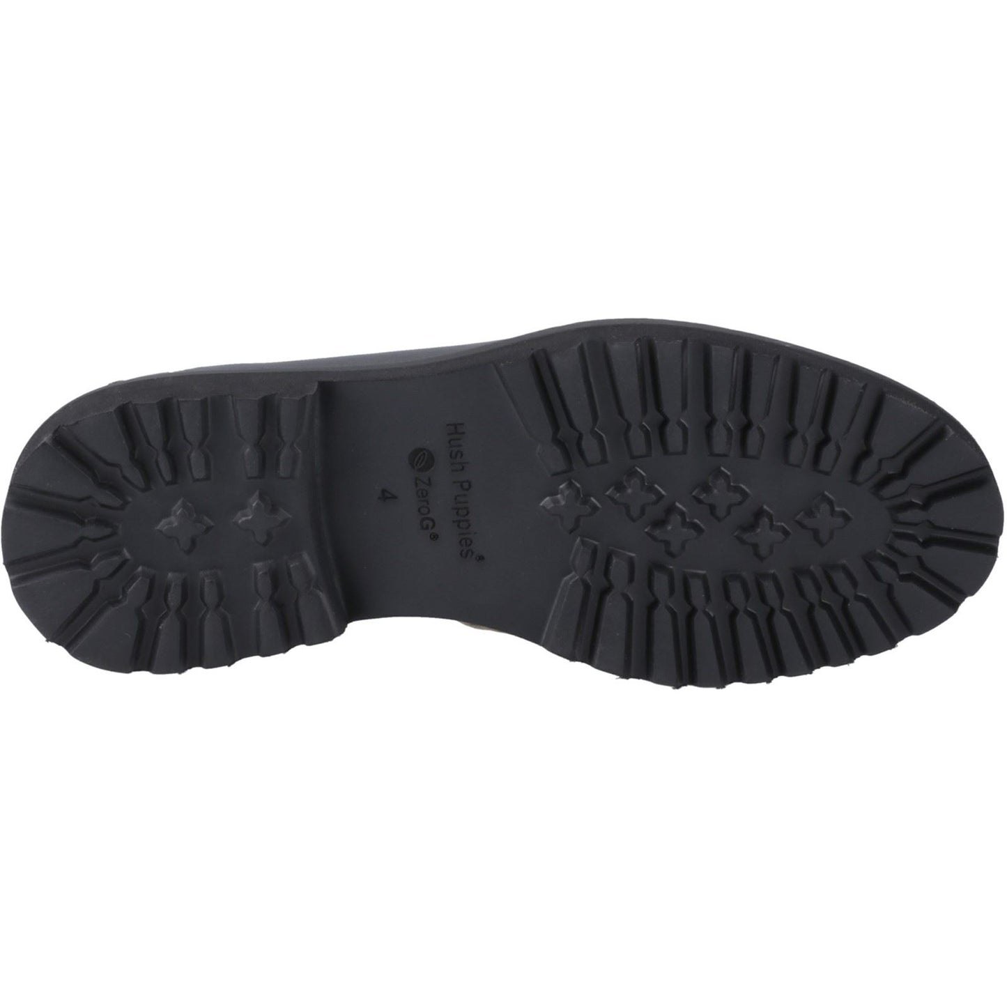 Hush Puppies Grazia Leather Youth Black Loafers